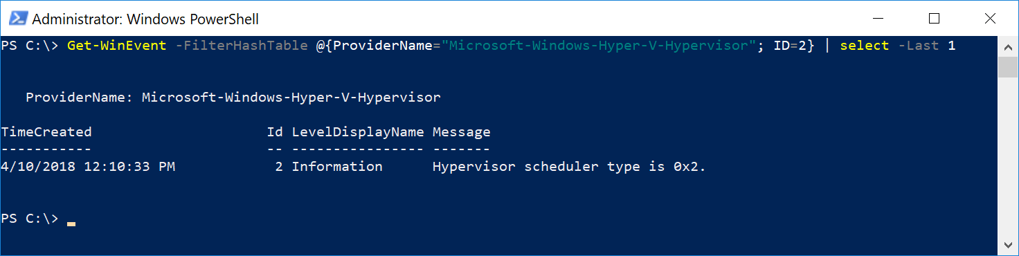 Manage Hyper-V Hypervisor Scheduler Types | Microsoft Learn