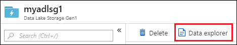 Create directories in Data Lake account Create directories in Data Lake Storage Gen1 account