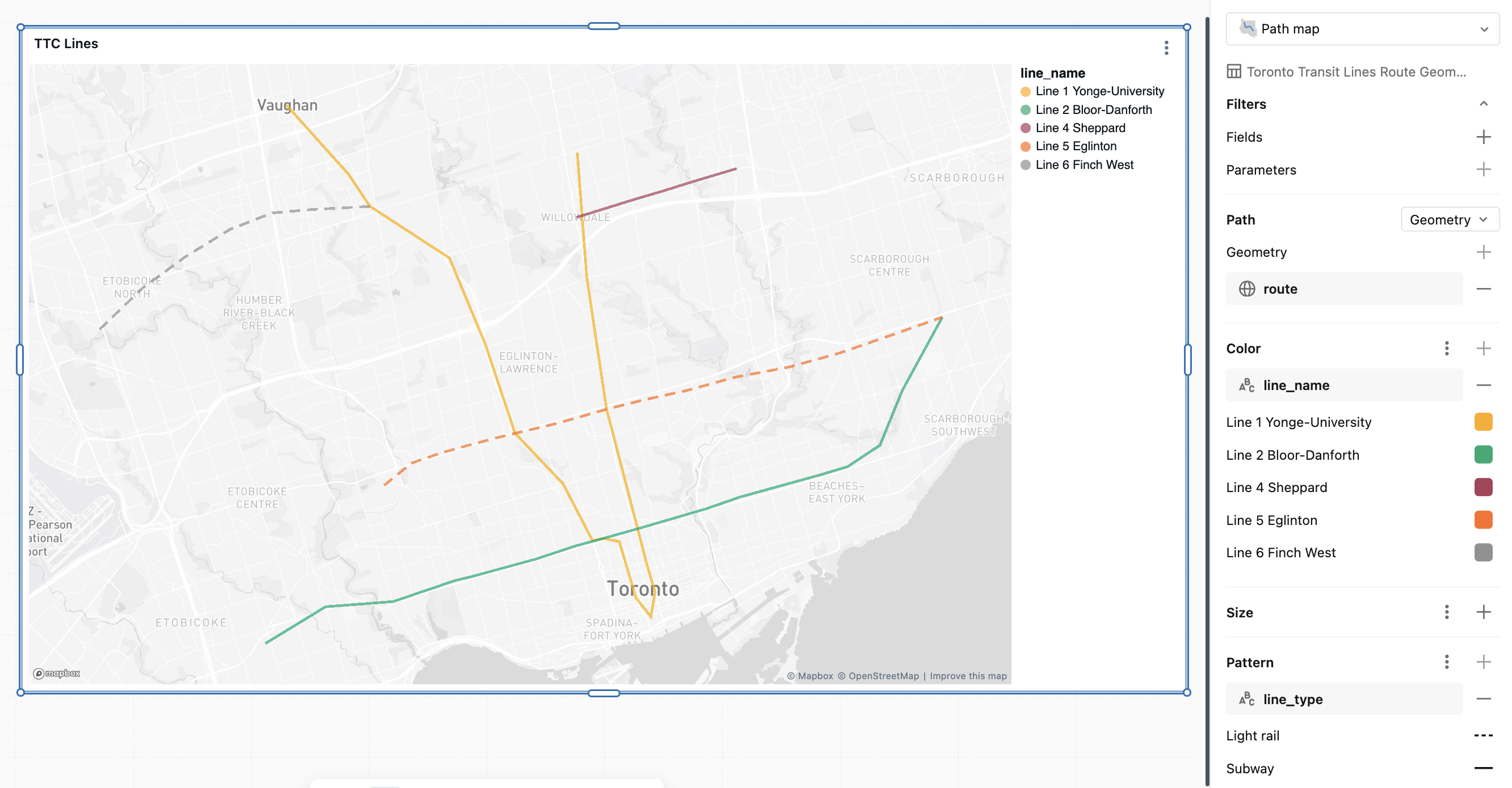 Path map example