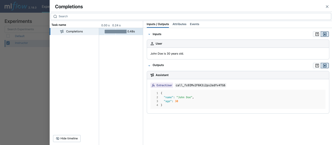 Instructor Tracing using autolog