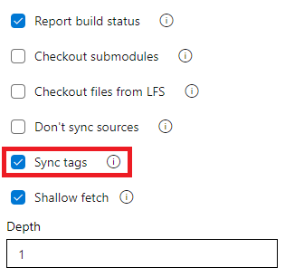 Opt-out from syncing tags