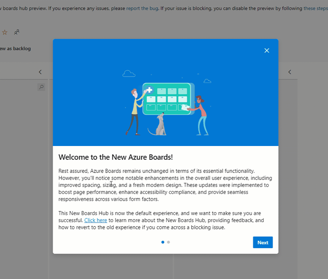 Animation to demo New banner when you open Boards Animation to demo New banner when you open Boards.
