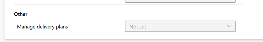 Manage delivery plans