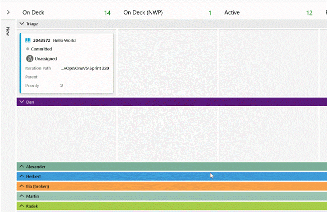 Gif to demo swimlane rules