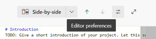 Image to show Editor preferences