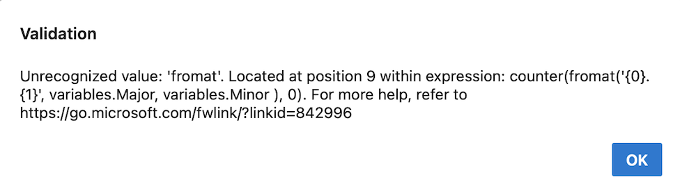 Screenshot of incorrect variable definitions detected . Screenshot of incorrect variable definitions detected .