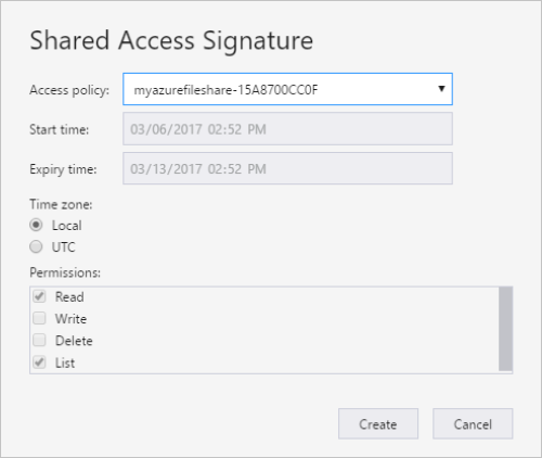 SAS name and properties