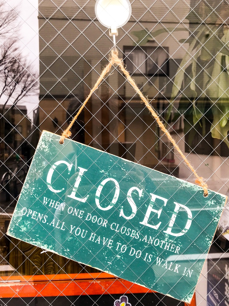 Photograph of a sign with text on it.
