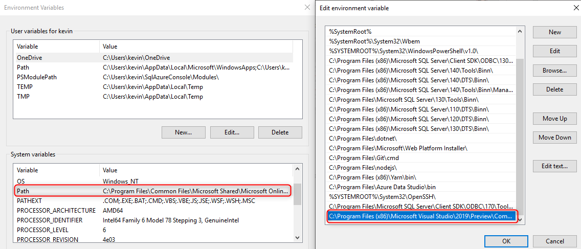 Environment Variable Environment Variable