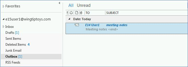 Email stays in Outbox until manually send or receive - Outlook | Microsoft  Learn