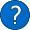 White question mark in blue circle White question mark in blue circle