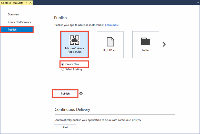 Publish to App Service