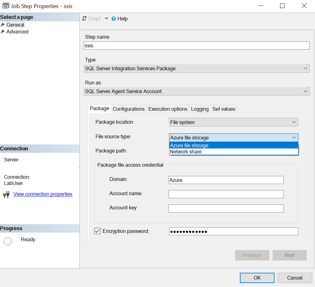 Options for file source type