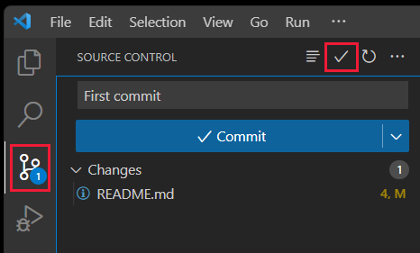Screenshot of adding the yarn.lock file to Git.