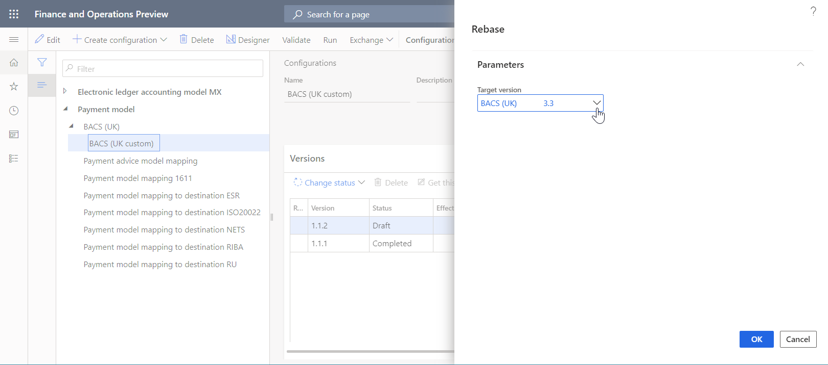 Rebase dialog box.