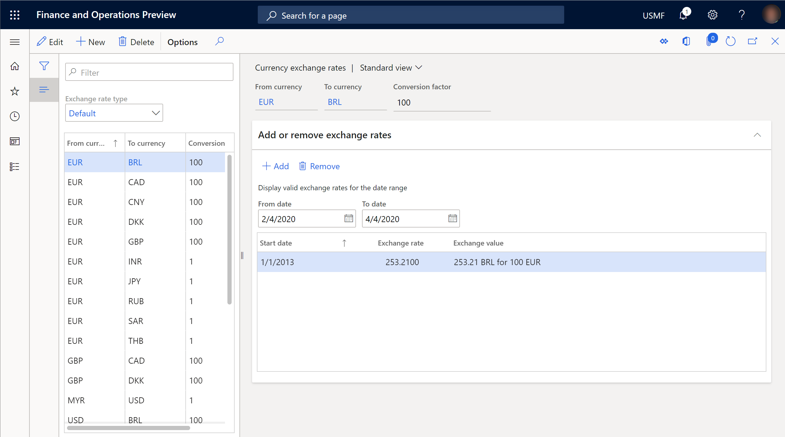 Simple List and Details - Tabular Grid example.