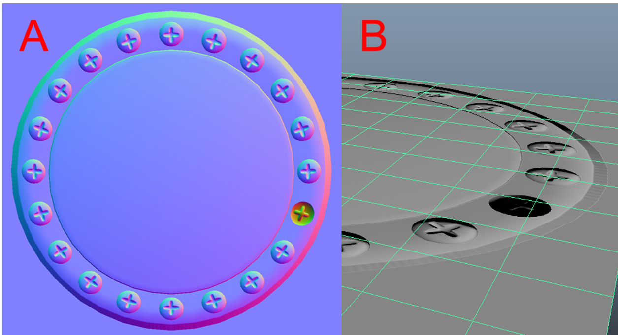 Conflicting tangent basis.