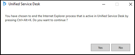 Клавишна комбинация за прекратяване и не за възстановяване Internet Explorer на уеб страница.