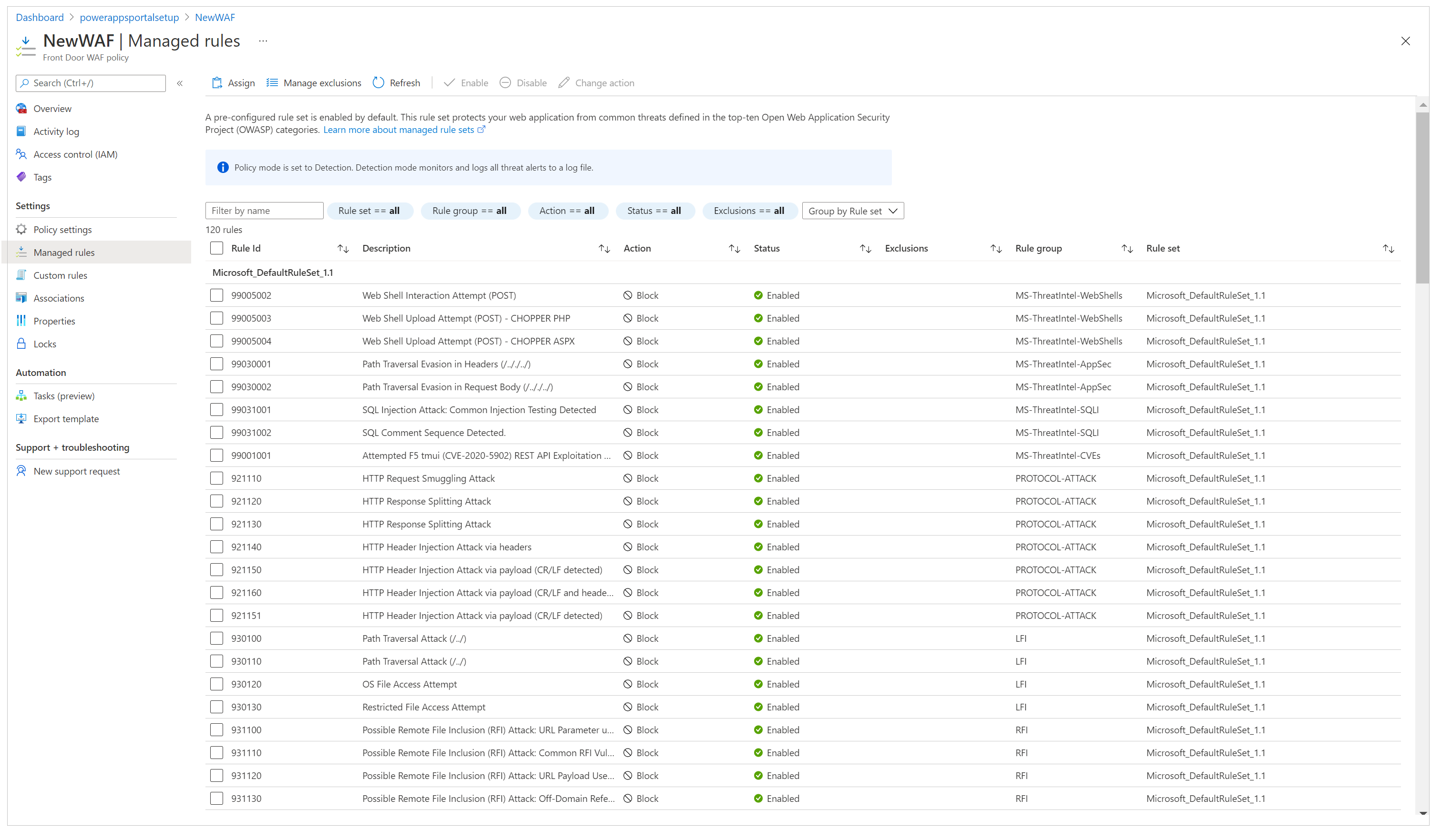 Управлявани правила - набор от правила