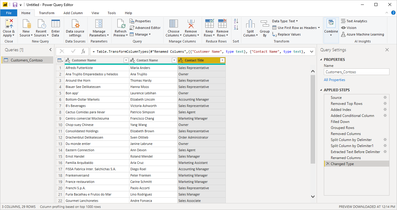 Detailed breakdown of steps for data extraction.