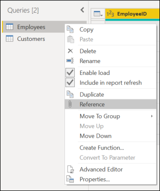 Queries Pane Reference.