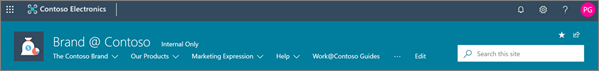 Image of a custom navigation bar