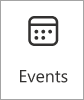 Screenshot of the Events card icon.