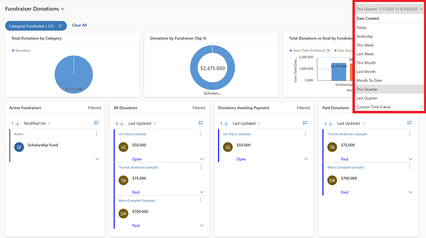 Select drill-down option Select drill-down option.