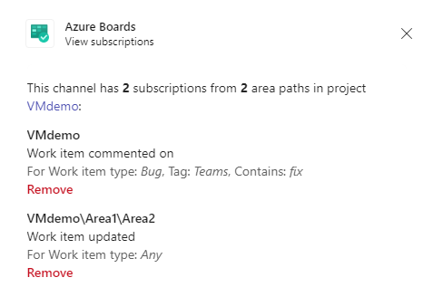 View subscriptions