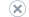 White circle with a gray X symbol.
