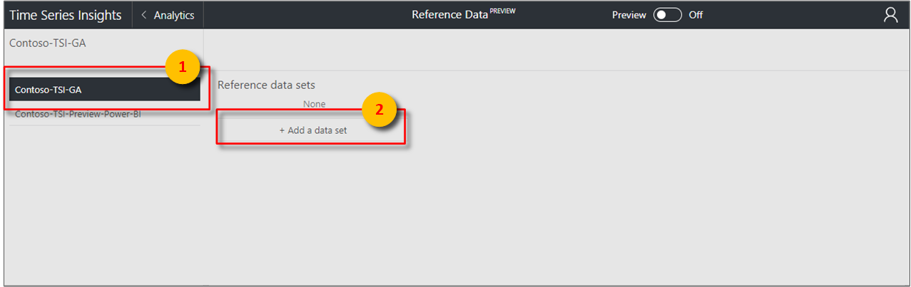 Add data set