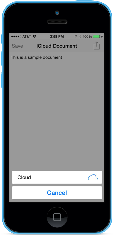 Select a Document Provider from the list of available providers