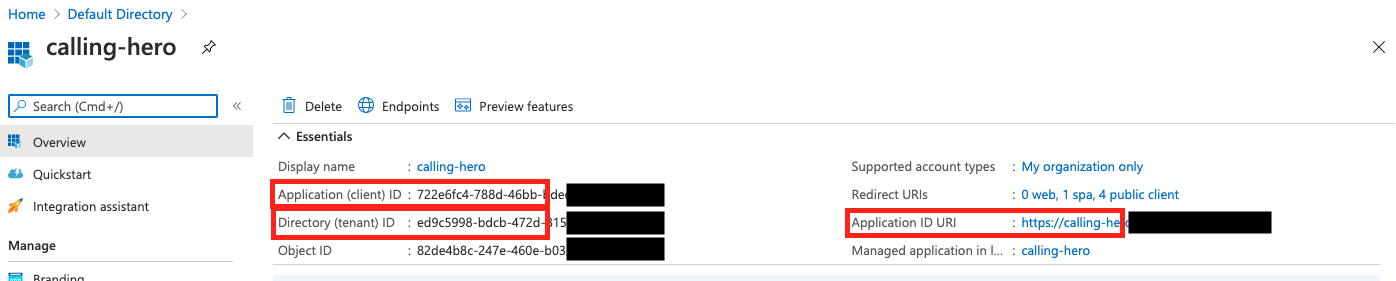 Configuración de Microsoft&nbsp;Entra en Azure Portal.