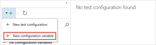 Adición de una nueva variable de configuración