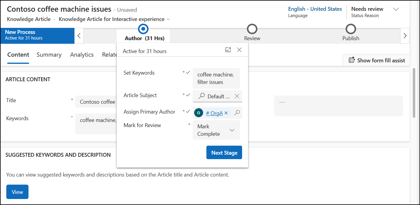 Visualització d'articles de la Knowledge Base.