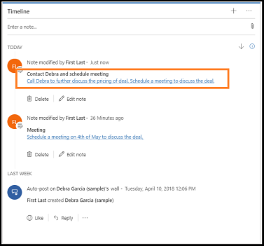 Captura de pantalla de la programació d'una reunió.