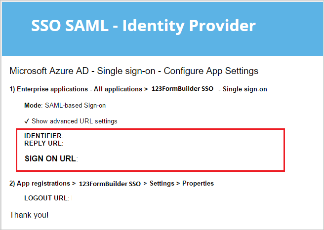 Configure Single Sign-On