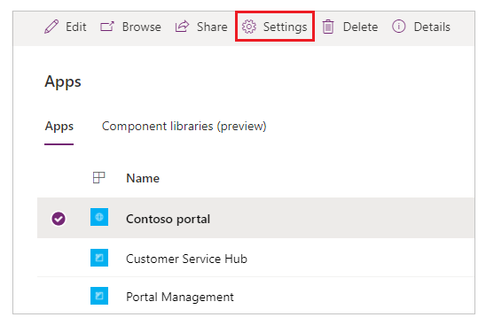 Configuració del portal