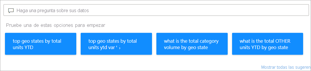 Screenshot of the Q&A question box highlighted by a red box on the report.