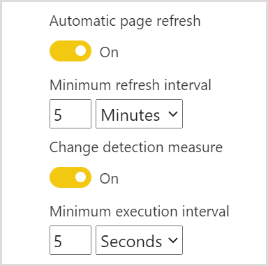 Configuración de Actualización de páginas automática en el portal de administración de la capacidad