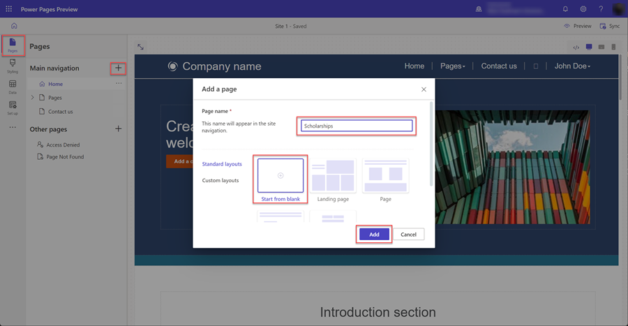 Crear una pàgina web.