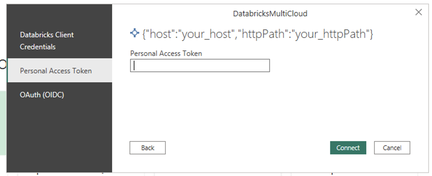 Especificar un token adecuado.