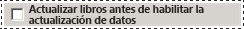 Actualizar libros en la anterior herramienta de configuración