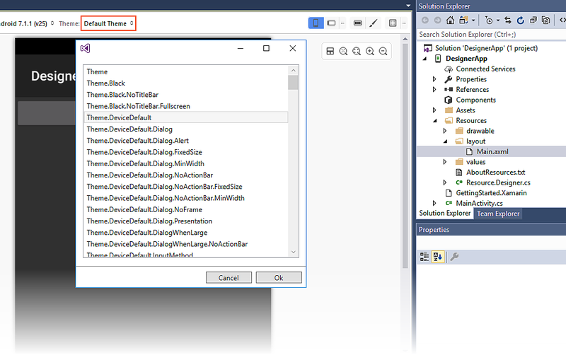 More Themes list More Themes list