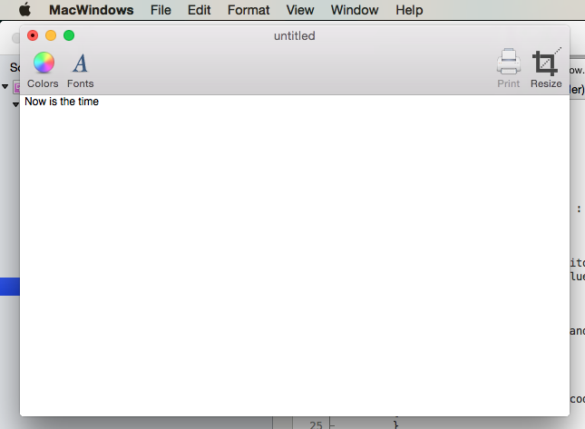 Una ventana modificada