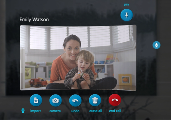 Verlo, decir que los comandos aparecen debajo de los botones