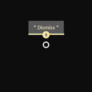 2. Comunica los comentarios de voz y luego desaparece