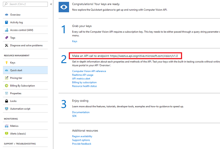 Captura de pantalla que muestra la selección del nuevo punto de conexión de servicio.