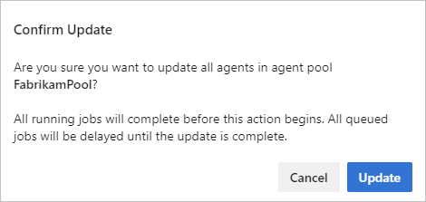 Potvrzení aktualizace všech agentů