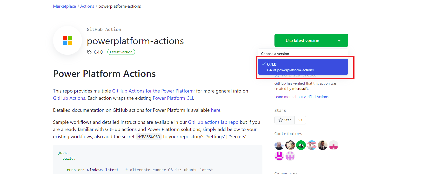 Instalace GitHub Actions